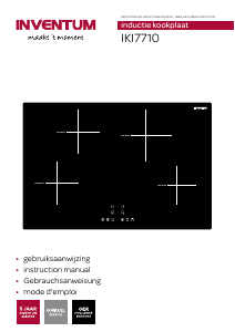 Handleiding Inventum IKI7710 Kookplaat