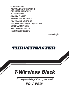 Kullanım kılavuzu Thrustmaster T-Wireless Black (PC) Gamepad