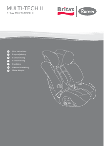 Handleiding Britax-Römer Multi-Tech 2 Autostoeltje