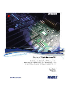 Bruksanvisning Matrox M9128 LP PCIe x16 Grafikkort