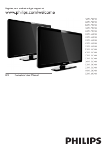 Manual Philips 32PFL5624H LCD Television