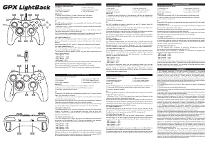 Instrukcja Thrustmaster GPX Lightback Ferrari Kontroler gier
