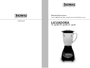 Manual de uso Thomas TH-401VR Batidora