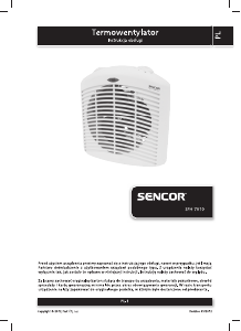Instrukcja Sencor SFH 7010 Ogrzewacz