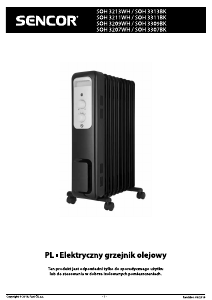 Instrukcja Sencor SOH 3311BK Ogrzewacz