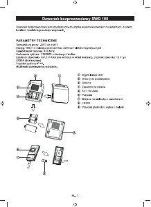 Instrukcja Sencor SWD 100 Dzwonek do drzwi