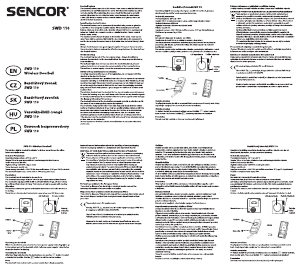 Manual Sencor SWD 110 Doorbell