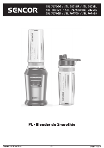 Instrukcja Sencor SBL 7070GG Blender