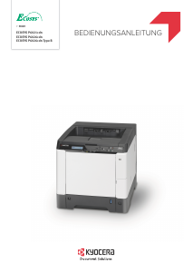 Bedienungsanleitung Kyocera ECOSYS P6026cdn Drucker