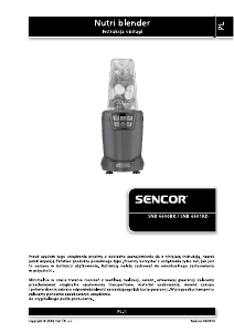 Instrukcja Sencor SNB 6600BK Blender