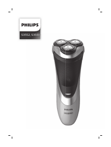 Bruksanvisning Philips S3551 PhiliShave Barbermaskin