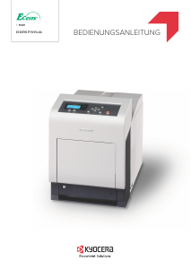 Bedienungsanleitung Kyocera ECOSYS P7035cdn Drucker