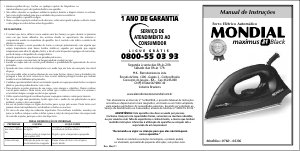 Manual Mondial NF-11 Maximus Ferro
