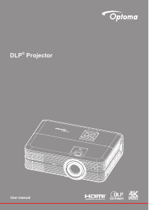 Manual Optoma UHD40 Projector