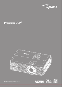 Instrukcja Optoma 4K550 Projektor