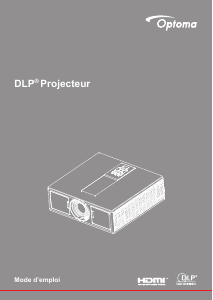 Mode d’emploi Optoma ZW500T Projecteur