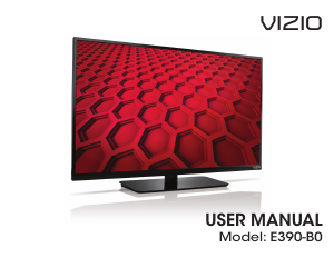 Bruksanvisning VIZIO E390-B0 LED TV