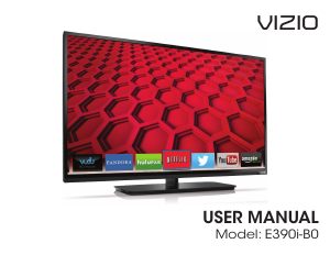 Bruksanvisning VIZIO E390i-B0 LED TV