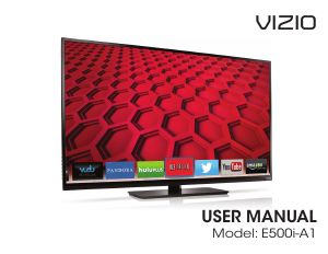 Bruksanvisning VIZIO E500i-A1 LED TV