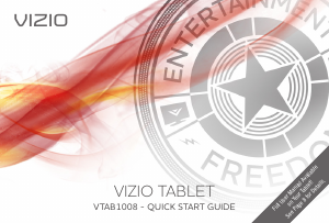 Bruksanvisning VIZIO VTAB1008 Tablet