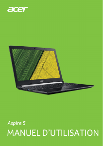 Mode d’emploi Acer Aspire 5 A615-51 Ordinateur portable