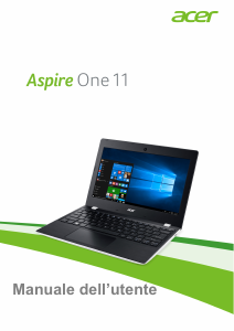 Manuale Acer Aspire One Cloudbook 1-132 Notebook