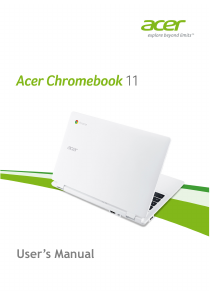 Bruksanvisning Acer Chromebook 11 CB3-111 Bärbar dator