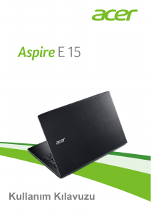 Kullanım kılavuzu Acer Aspire E5-576G Dizüstü bilgisayar