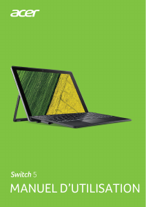 Mode d’emploi Acer Switch SW512-52 Ordinateur portable