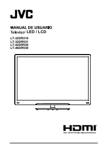 Manual de uso JVC LT-46DR530 Televisor de LED