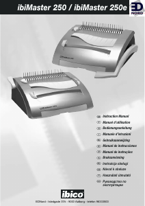 Handleiding Ibico ibiMaster 250e Inbindmachine