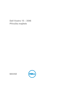 Manuál Dell Vostro 3546 Laptop