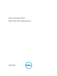 Manuale Dell Latitude 3150 Notebook