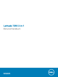 Bedienungsanleitung Dell Latitude 7390 2-in-1 Notebook