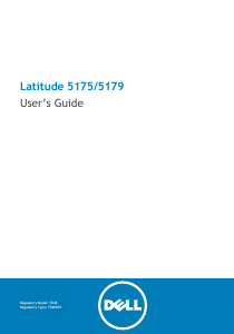 Bruksanvisning Dell Latitude 5179 2-in-1 Bärbar dator
