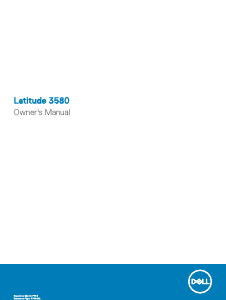 Bruksanvisning Dell Latitude 3580 Bärbar dator