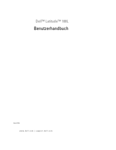 Bedienungsanleitung Dell Latitude 100L Notebook