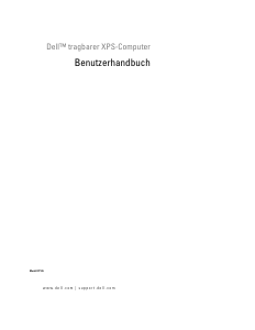 Bedienungsanleitung Dell XPS M170 MXG051 Notebook