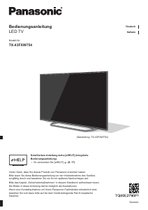 Manuale Panasonic TX-43FXW754 LED televisore