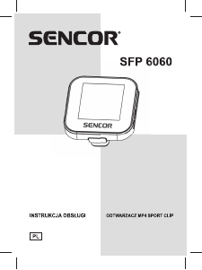 Instrukcja Sencor SFP 6060 Odtwarzacz Mp3