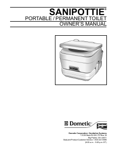 Manual Dometic Sanipottie Portable Toilet