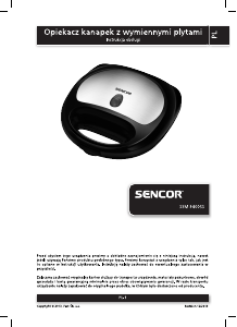 Instrukcja Sencor SSM 9400SS Kontakt grill