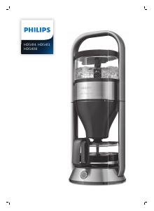 Bedienungsanleitung Philips HD5408 Café Gourmet Kaffeemaschine