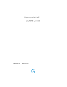 Bruksanvisning Dell Alienware M14x R2  Bärbar dator