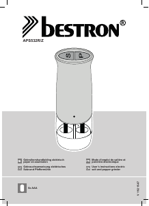 Handleiding Bestron APS532R Peper- en zoutmolen