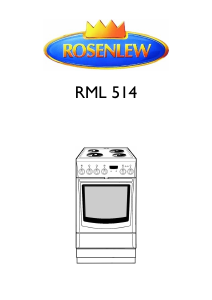 Bruksanvisning Rosenlew RML514 Spis