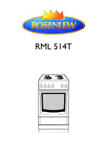 Bruksanvisning Rosenlew RML514T Spis