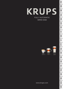 Manual Krups EA893D10 Coffee Machine