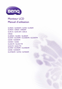 Mode d’emploi BenQ GL955A Moniteur LCD