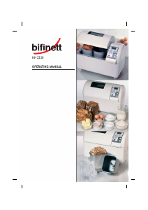 Handleiding Bifinett KH 2230 Broodbakmachine